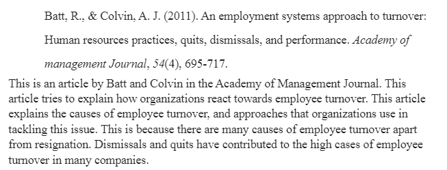 Employee Turnover Annotated