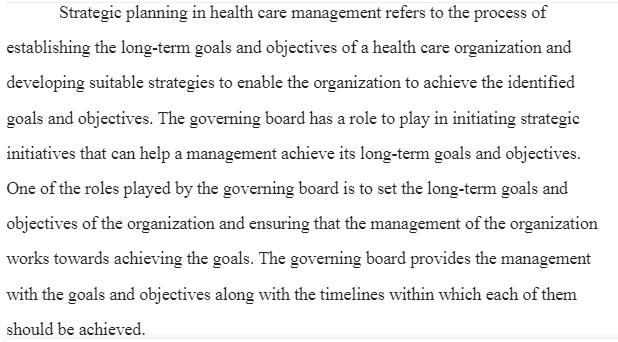 Healthcare Management Concepts