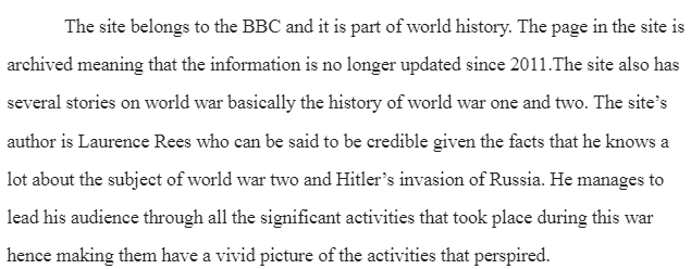 Hitler’s Invasion of Russia in World War Two