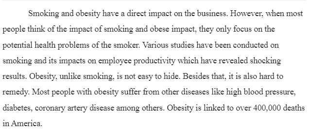 Insurance Premiums for Smokers and Obese Employees