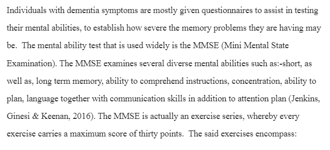 Mental Abilities Tests