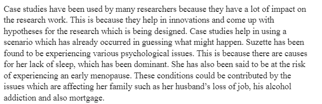 Psychological Patients' Assessment-Suzette’s Case