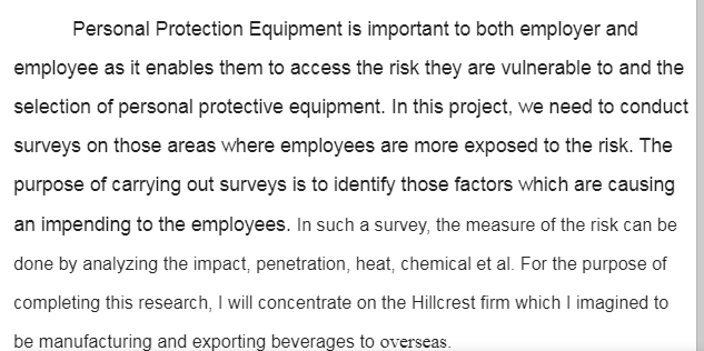 Worksite Hazard Assessment