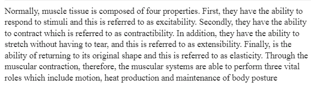 Anatomy of Muscle Contraction