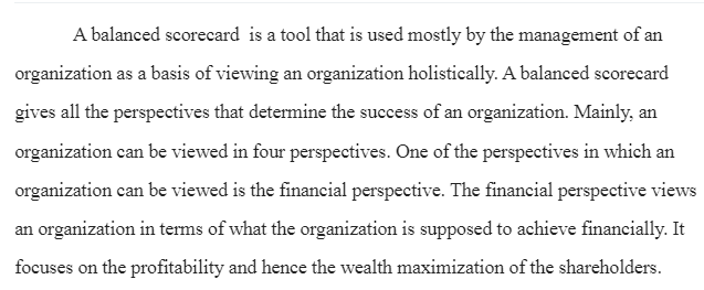 Balanced Scorecard Metrics