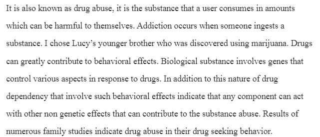 Biology of Substance Abuse