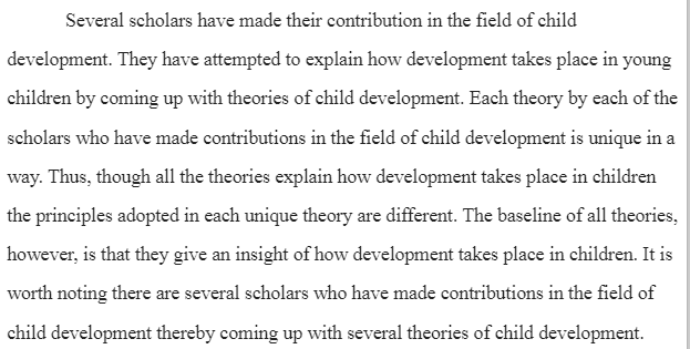 Child Development Theories