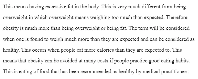 Concept Paper-Obesity