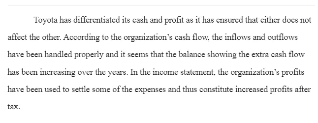 Differentiating Cash and Profits