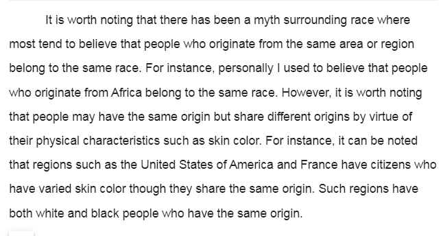 Effect of Geography on Race and Ethnicity