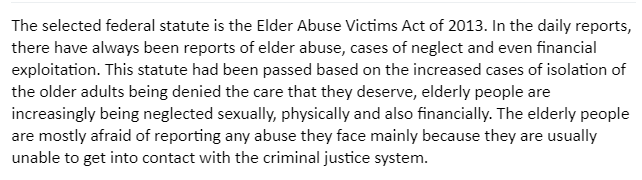 Elder Abuse Victims Act of 2013