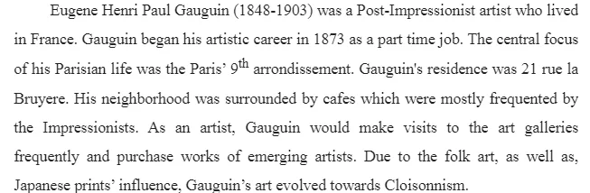 Eugene Henri Paul Gauguin Artwork