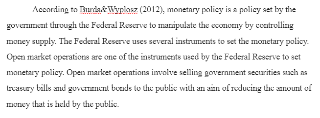 Federal Reserve Policies