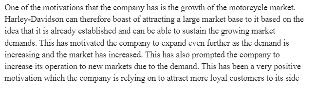 Harley-Davidson Strategic Business Plan