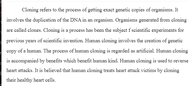 Human Cloning