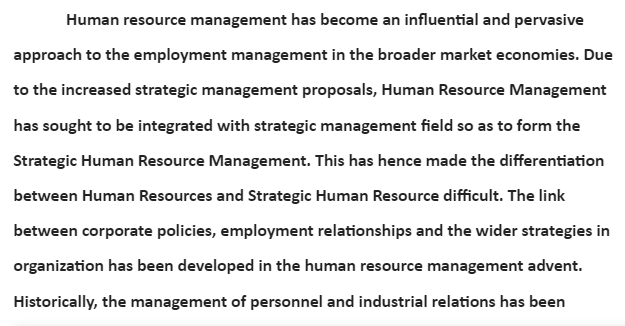 Human Resource Management Approaches