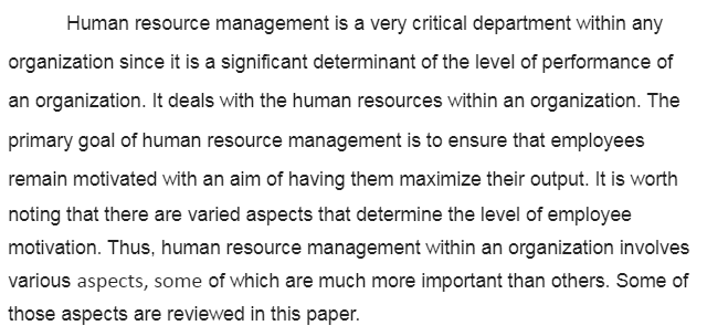 Human Resource Management Roles