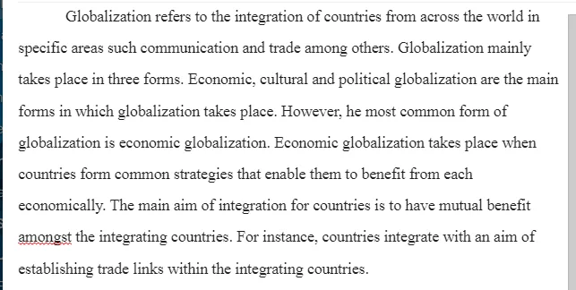 Impact of Globalization on State Sovereignty