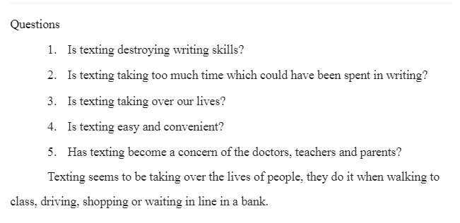 Is Texting Destroying Writing Skills?