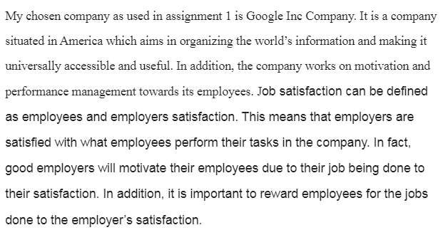 Job satisfaction and Organizational Commitment