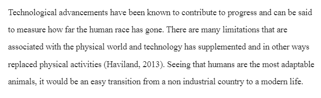 Leslie White's Theory-Technology is True Measure of Progress