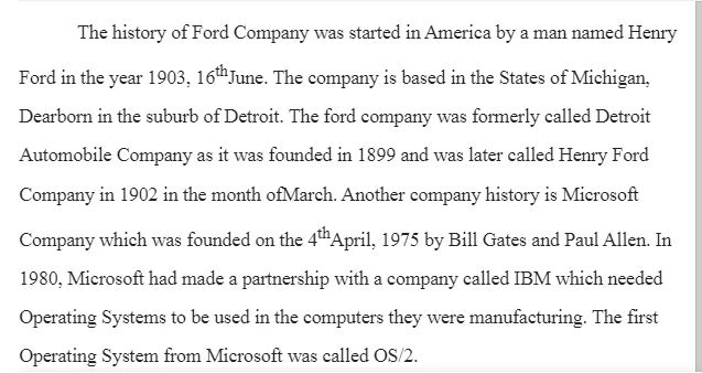 Microsoft and Ford Current Market Conditions