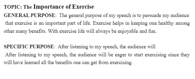 Persuasive Essay-The Importance of Exercise