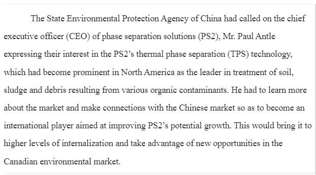 Phase Separation Solutions (PS2) Venture into Chinese Market