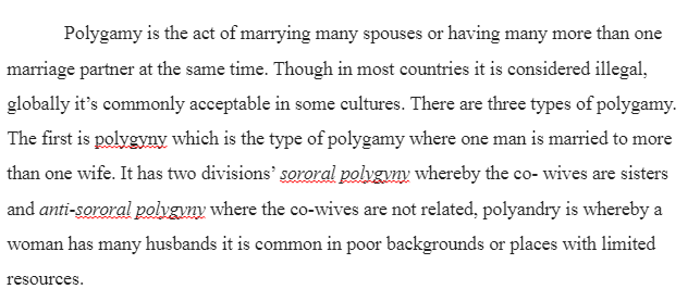 Polygamy 