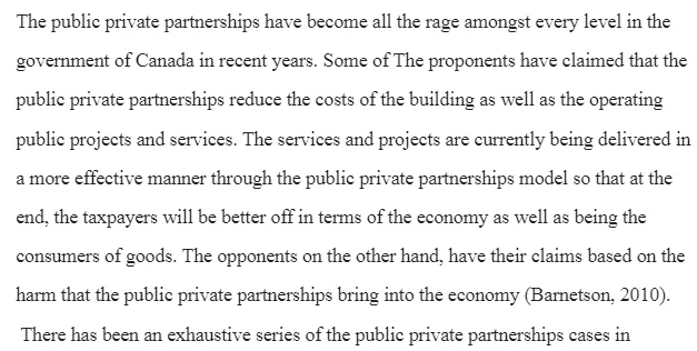 Privatization In The Canadian Political Economy
