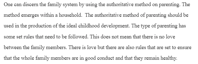 Relationship Between Family Systems and Healthy Development