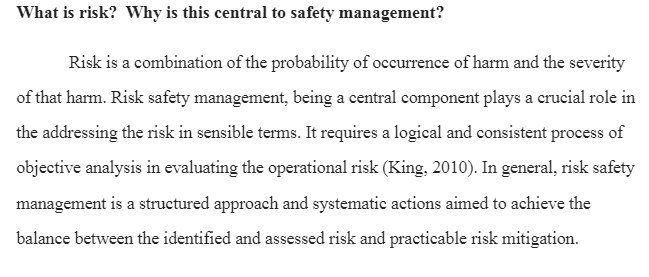 Safety Program Management