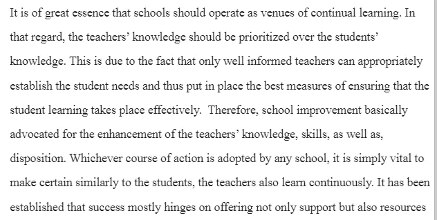 Schools Should Operate as Venues of Continual Learning