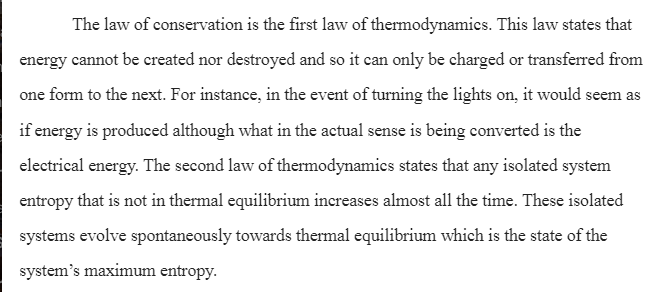 Scientific Energy Laws and Energy Types and Energy Policy Act