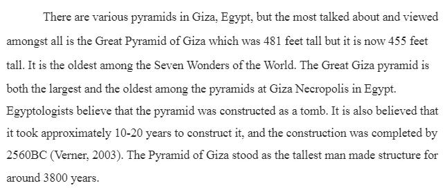 Theories Regarding the Pyramids at Giza