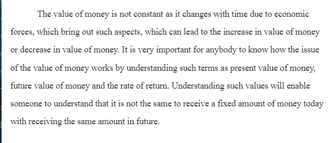 Time Value of Money Calculations