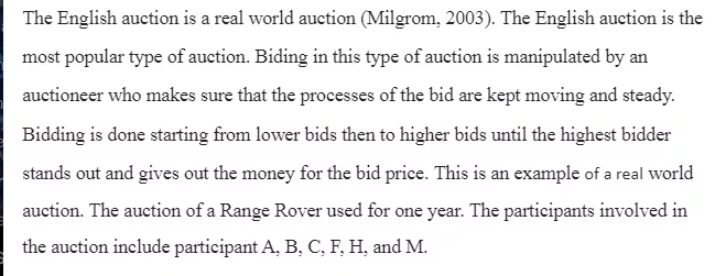 Types of Auction-The English auction