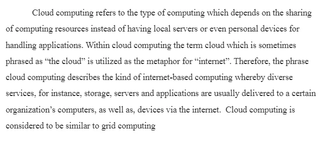 Uses of Cloud Computing and Web 2.0