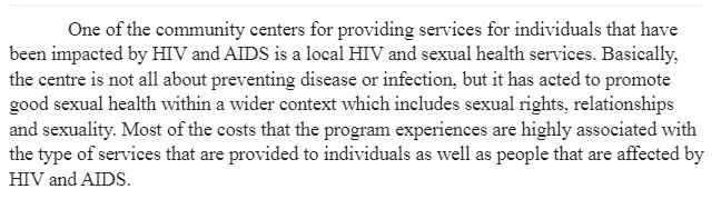 Health Care Delivery Program for HIV-AIDS Victims