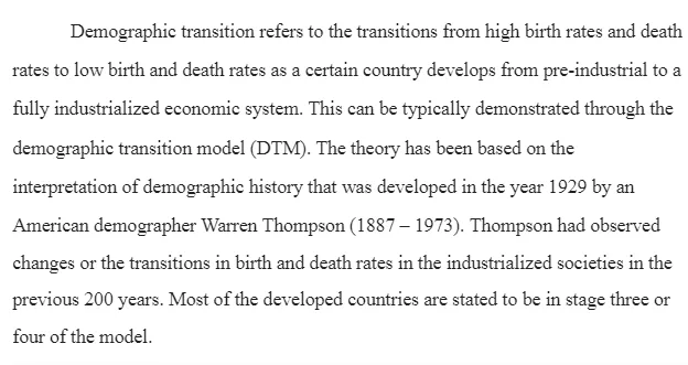 Phases of Demographic Transition