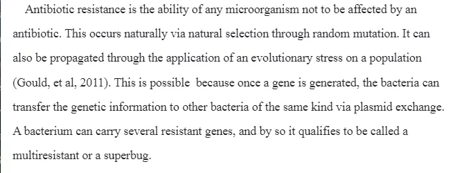 Preventing Antibiotic Resistant Strains of Bacteria