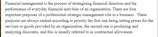 Strategic Financial Management