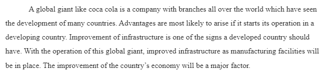 International Markets and Multibusiness Corporations