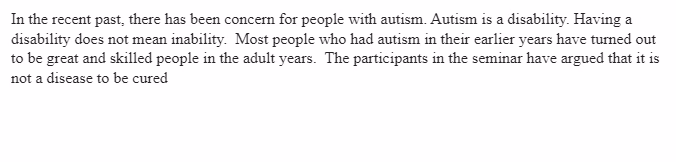 Autism and Cerebral Palsy