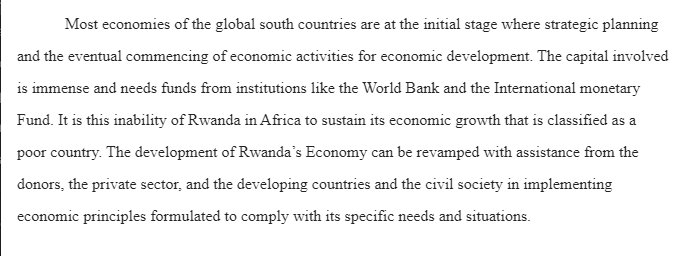 Economies of the Global South Countries