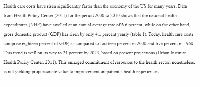 Health care in United States of America