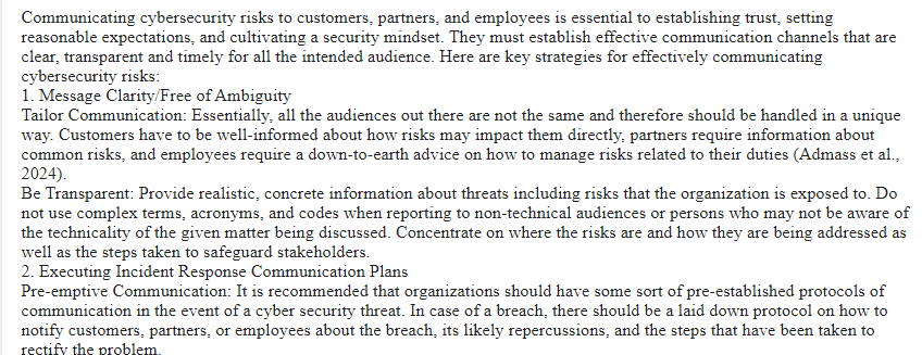 How to Effectively Communicate Cybersecurity Risks
