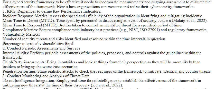 How to Gauge the Success of a Cybersecurity Framework