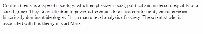 Interpreting Social Life-Conflict and Functionalism Theories