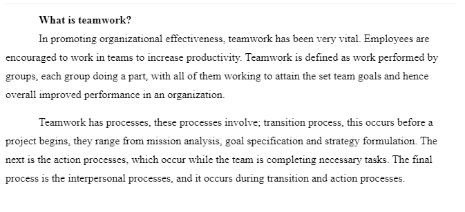 Ways to Create an Effective Team Work Environment